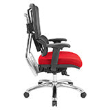 Vertical Black Mesh Back Chair